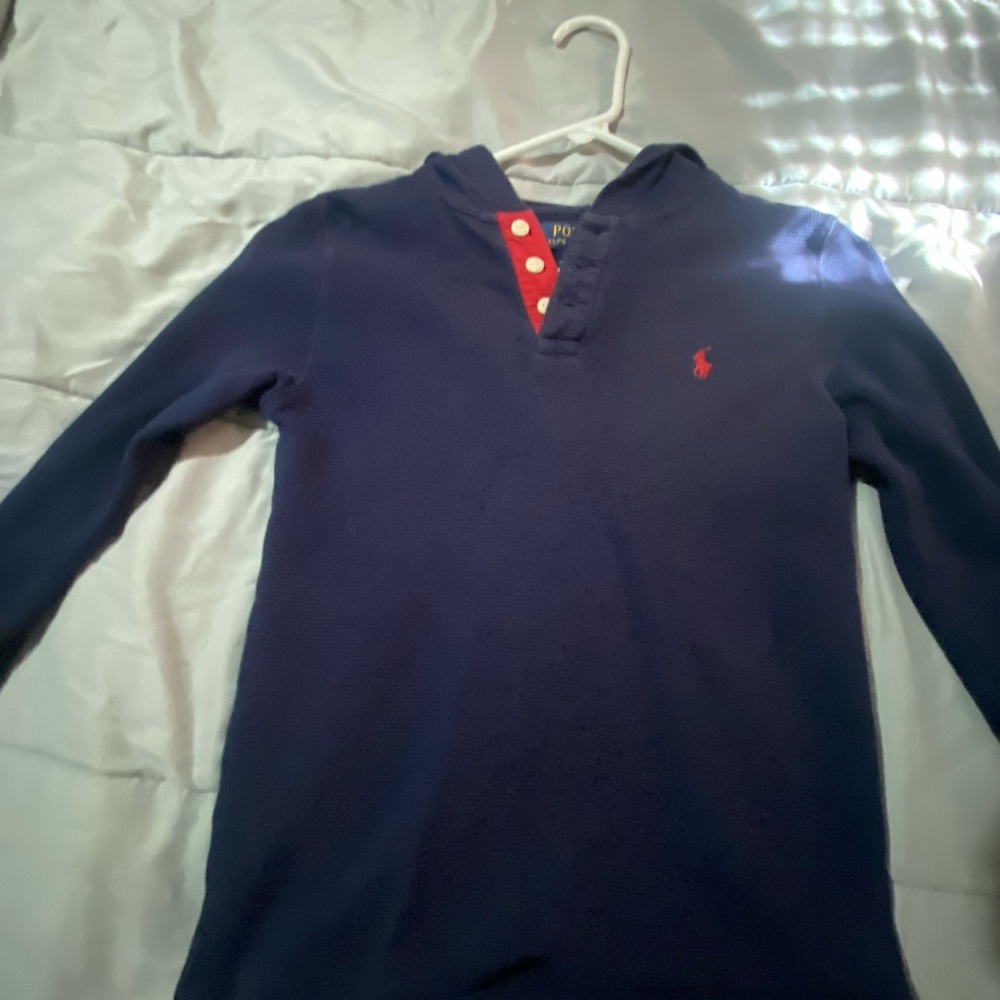 Polo Ralph Lauren Navy Long Sleeve Shirt